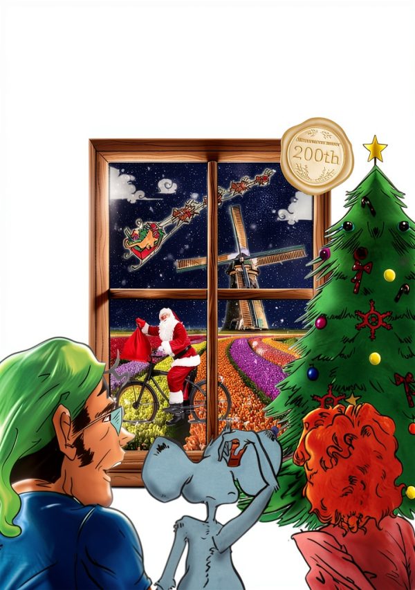 Twas the Night Before Christmas Dutch Kindle eBook Pop The Cork-0