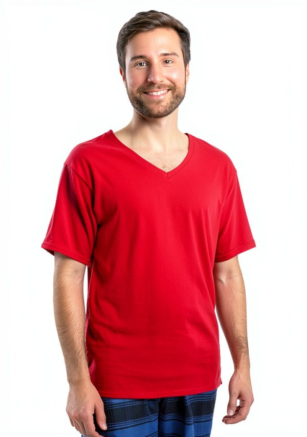 Inspired Comforts Men's Recovery T-Shirt with Hidden Snap Closures-5