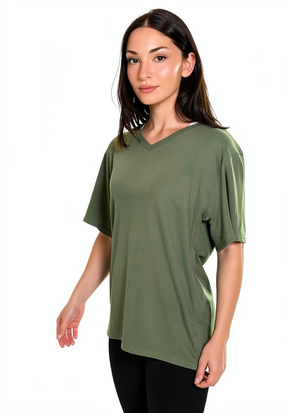Recovery Post Surgery Shirt Inspired Comforts Hidden Snap T Shirt-4