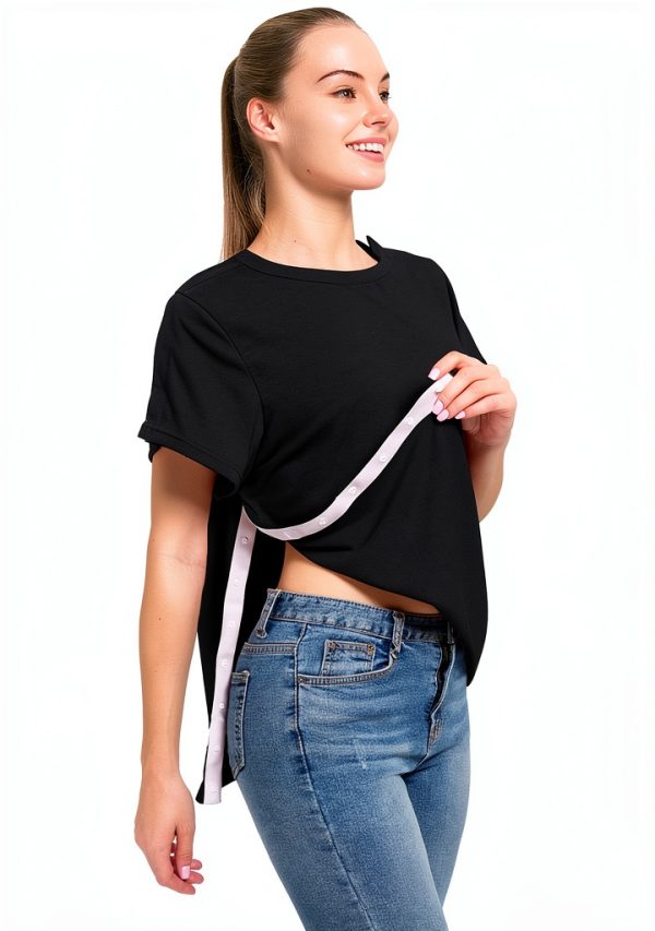Blamoche Post Surgery Shirt for Women Soft Stretch Fabric Colors-0