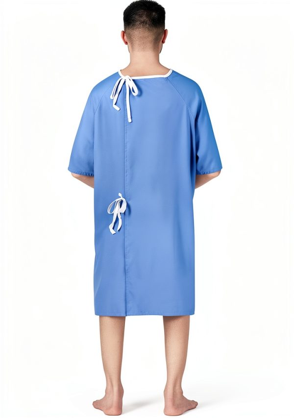 Utopia Care Men's Hospital Gown Royal Blue XL-3XL Soft Breathable-1