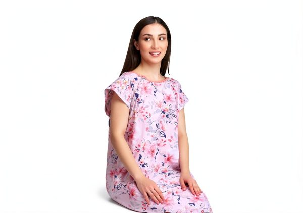 Medical Gown NY Threads Women’s Hospital Gown Blue Triangle 2XL-6