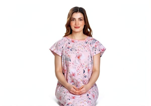 Medical Gown NY Threads Women’s Hospital Gown Blue Triangle 2XL-7