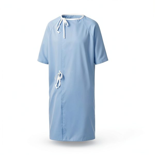 Utopia Care Men's Hospital Gown Royal Blue XL-3XL Soft Breathable-2