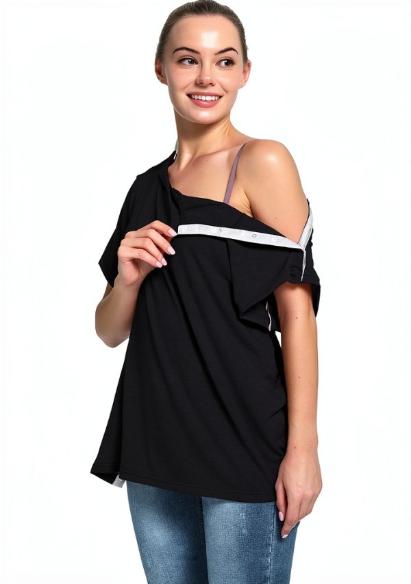 Blamoche Post Surgery Shirt for Women Soft Stretch Fabric Colors-1