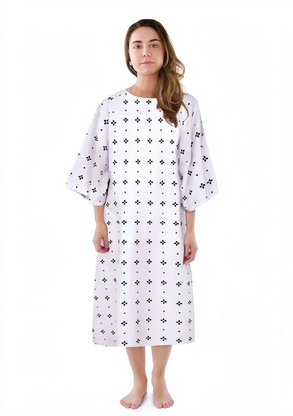 Patient Gown 4 Pack Unisex 2XL Utopia Care Lightweight Durable Gowns-5
