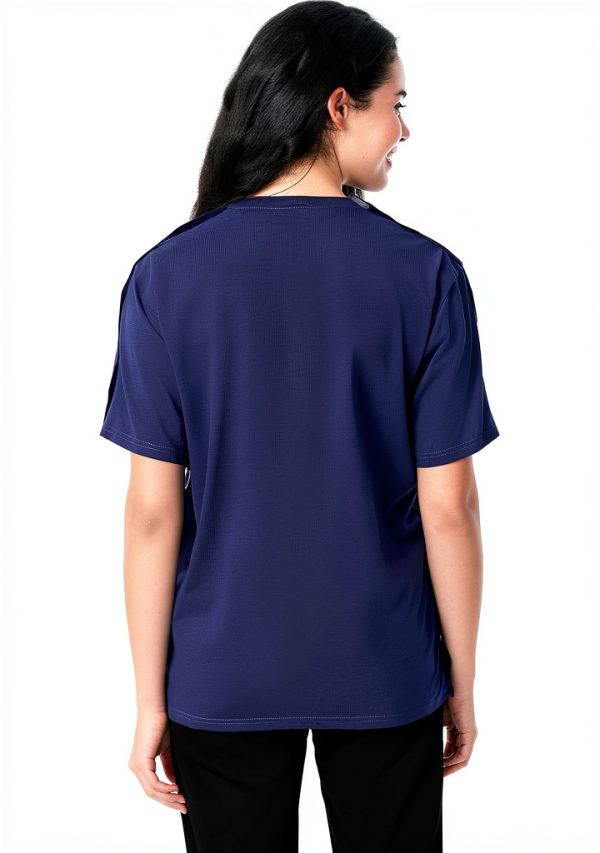MediFit V‑Neck Recovery Shirt – Magnetic Closure, Unisex, Breathable-4