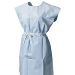 Disposable Patient Exam Gown McKesson LatexFree Blue Pack of 50-0