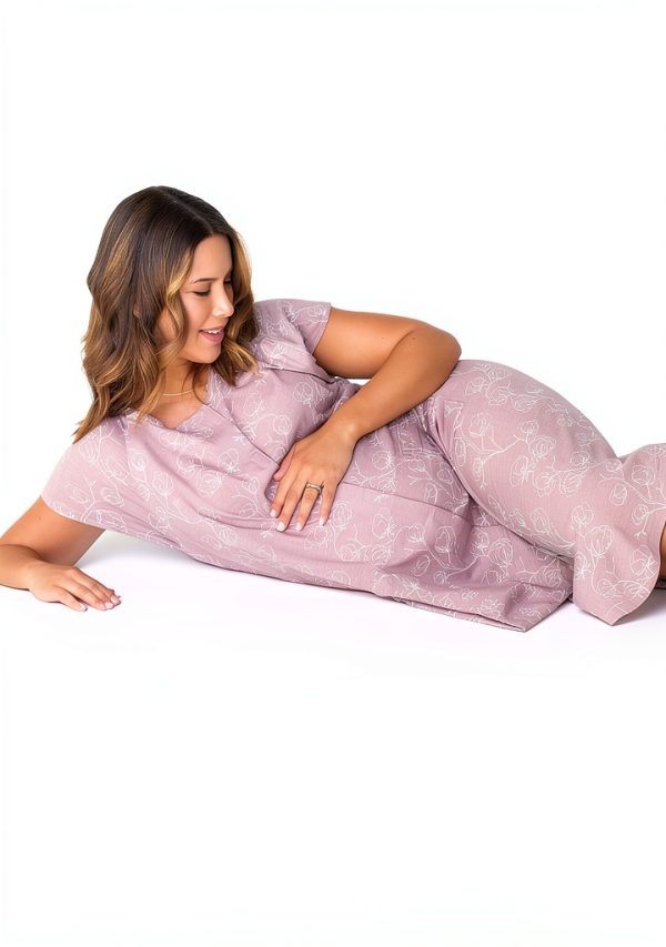 Kindred Bravely Labor and Delivery Gown 3-in-1 Hospital Gown for Women-5