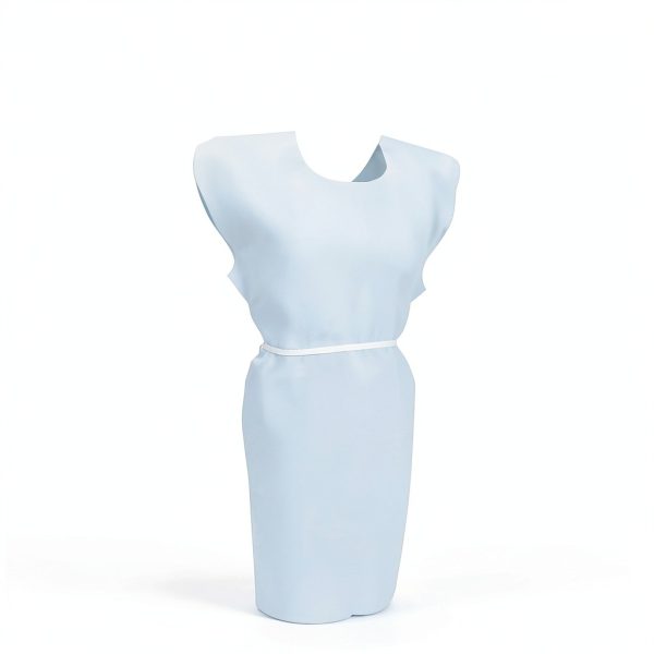 Disposable Patient Exam Gown McKesson LatexFree Blue Pack of 50-3