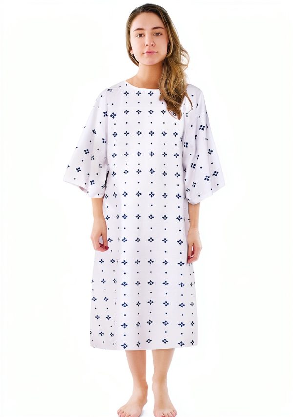Utopia Care 6 Pack Unisex Hospital Gowns Blue Size up to 2XL-7