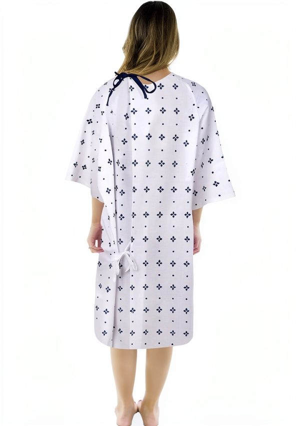 Utopia Care 6 Pack Unisex Hospital Gowns Blue Size up to 2XL-6