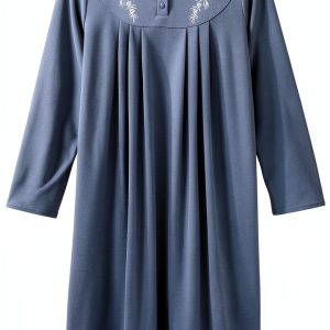 Silverts Open-Back Hospital Gown for Women – Comfortable Adaptive Fit-0