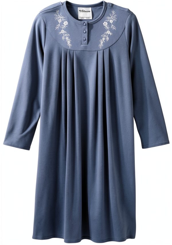 Silverts Open-Back Hospital Gown for Women – Comfortable Adaptive Fit-0