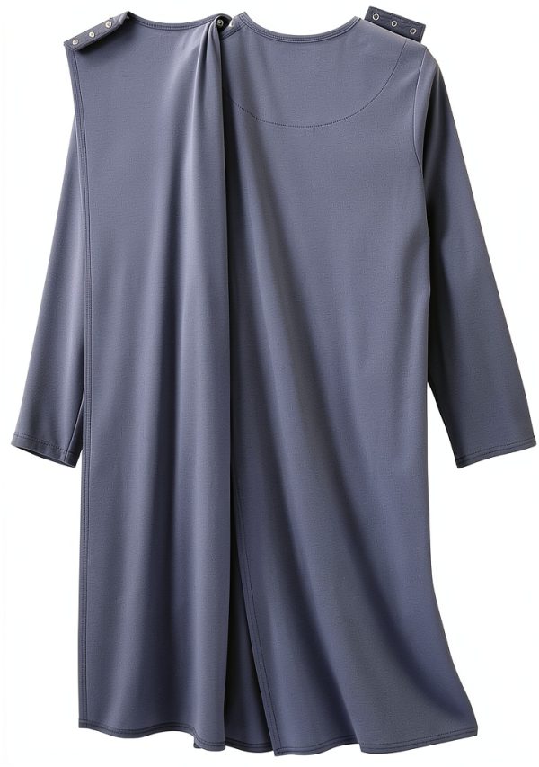 Silverts Open-Back Hospital Gown for Women – Comfortable Adaptive Fit-1