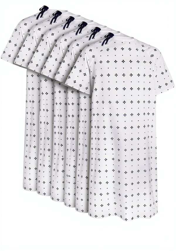 Utopia Care 6 Pack Unisex Hospital Gowns Blue Size up to 2XL-0
