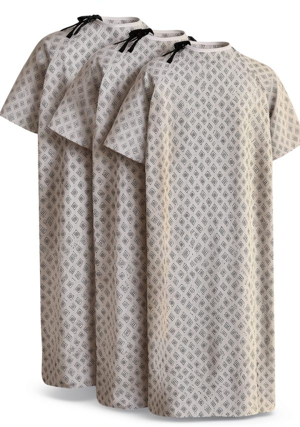 Utopia Care 4 Pack Unisex Hospital Gowns Extra Long up to 2XL-0