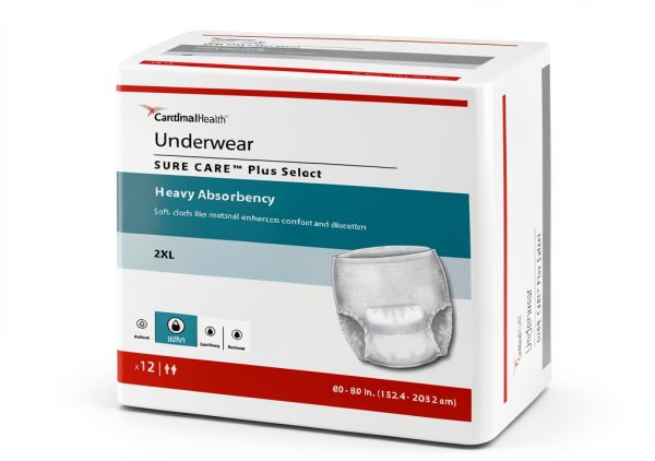 Cardinal Health Protective Underwear Sure Care Plus SM Case of 80-2