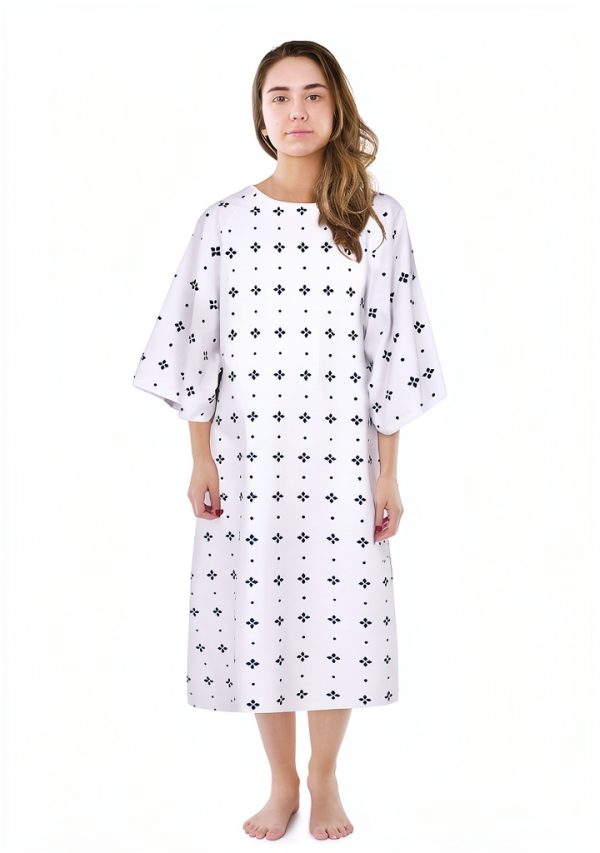 Utopia Care 6 Pack Unisex Hospital Gowns Blue Size up to 2XL-5