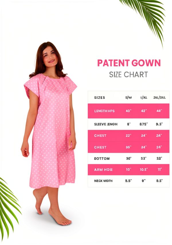 Utopia Care Women's Hospital Gown Comfortable Stylish Patient Gown-1
