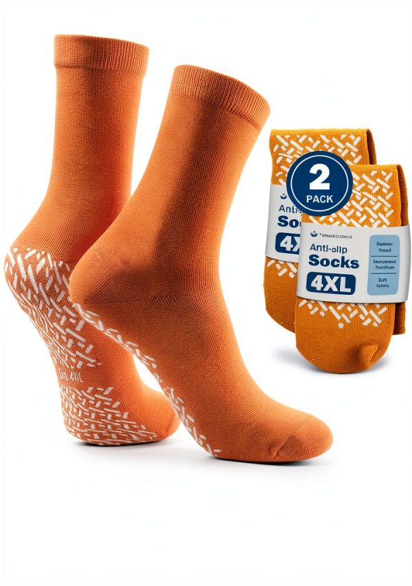 Hospital Socks with Grips by TenderGentle - Anti Slip Footwear-0