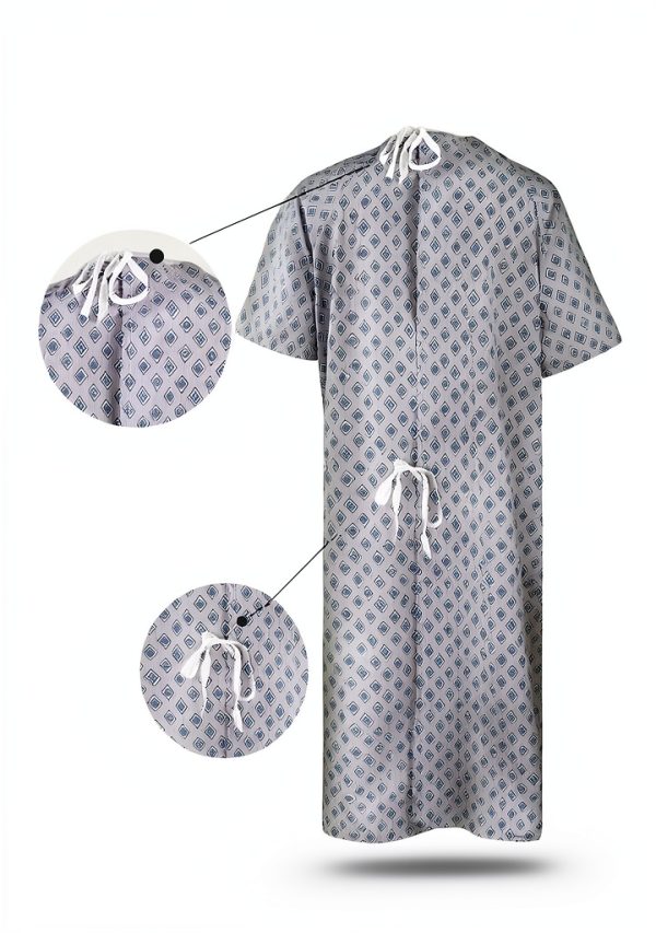 Utopia Care 4 Pack Unisex Hospital Gowns Extra Long up to 2XL-2